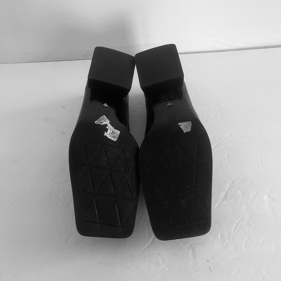 SCHUTZ Women’s Ashton Penny Loafer Glossy Black Patent Block Heel Shoes Size 8.5 - Picture 8 of 8